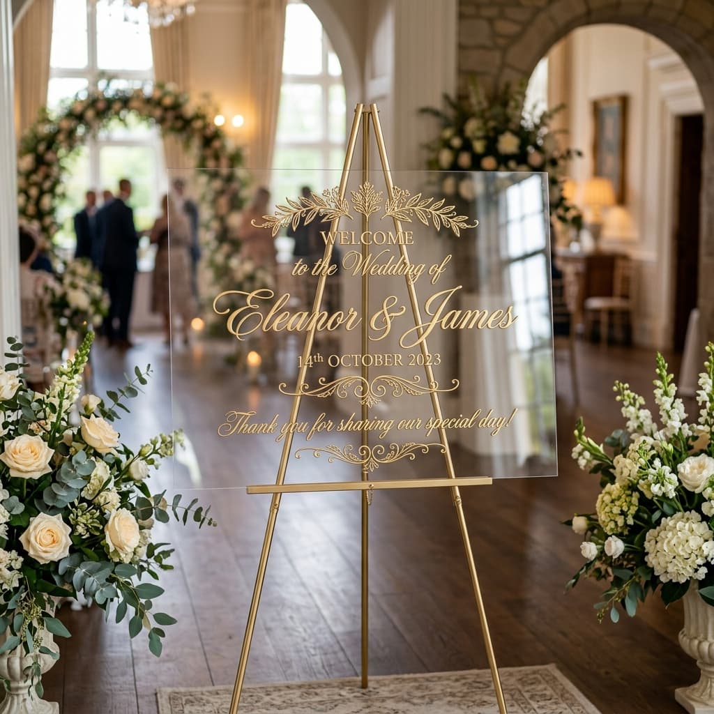 Clear Acrylic Sign